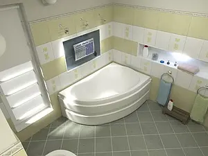 Ванна акриловая Bas Алегра 150x90 R В00002 Ванна акриловая Bas Алегра 150x90 R В00002, 3