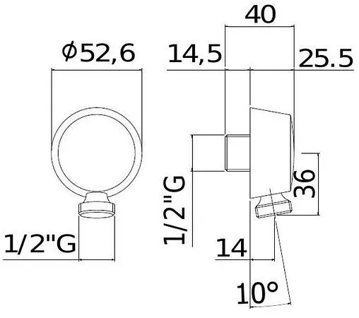 Гигиенический душ со смесителем Paffoni Blu хром 00255130