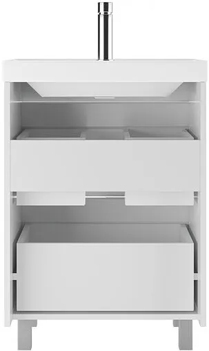 Тумба под умывальник напольный Айсберг Веста 60 белый DV5911T