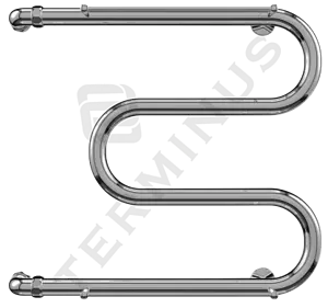 Полотенцесушитель водяной Terminus М-образный с/п AISI 32х2 600х600 полированная сталь 4620768880438 Полотенцесушитель водяной Terminus М-образный с/п AISI 32х2 600х600 полированная сталь 4620768880438, 1