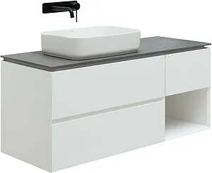 Тумба под умывальник подвесная Allen Brau Infinity 120 L белый 1.21005.WM Тумба под умывальник подвесная Allen Brau Infinity 120 L белый 1.21005.WM, 1