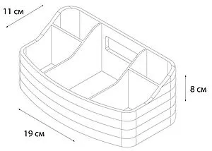 Органайзер Fixsen Glady фиолетовый FX-00-79, 2