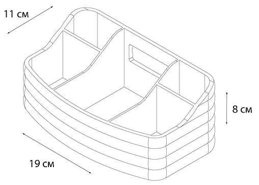 Органайзер Fixsen Glady фиолетовый FX-00-79