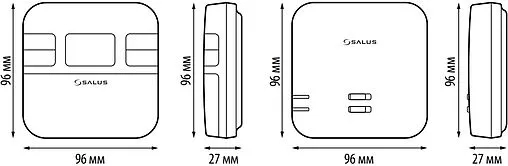 Беспроводной комнатный терморегулятор Salus Standard белый RT310RF