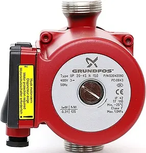 Насос циркуляционный для ГВС Grundfos UP 20-45 N 95906472 Насос циркуляционный для ГВС Grundfos UP 20-45 N 95906472, 5