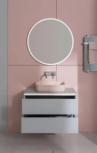 Тумба под умывальник подвесная Allen Brau Infinity 85 папирус 1.21001.PWM