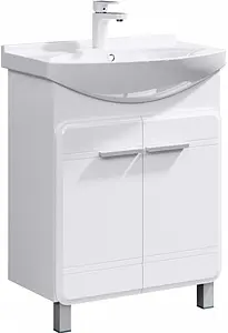 Тумба под умывальник напольная Aqwella Corsica 65 белый Kor.01.06 Тумба под умывальник напольная Aqwella Corsica 65 белый Kor.01.06, 1