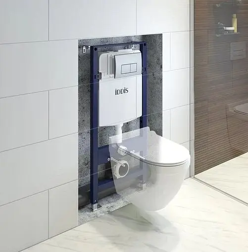 Инсталляция для подвесного унитаза Set 3 в 1 IDDIS Optima Home OPH00GCi32K с кнопкой хром Инсталляция для подвесного унитаза Set 3 в 1 IDDIS Optima Home OPH00GCi32K с кнопкой хром
