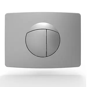 Клавиша смыва для унитаза Sanit S701 16.701.93..0000 хром матовый, 3