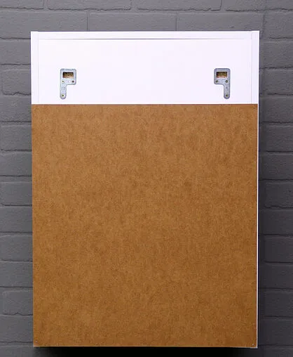 Шкаф двухстворчатый Айсберг Волна 02-50 белый DA1065HR