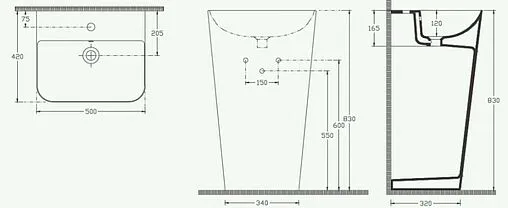 Раковина ISVEA Sott’Aqua 50 изумрудный 10SQ37001-2P