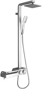 Душевая система с термостатом для душа Aquanet хром матовый SF1706CS-1 Душевая система с термостатом для душа Aquanet хром матовый SF1706CS-1, 1