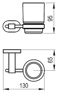 Стакан Ravak Chrome хром X07P188, 2