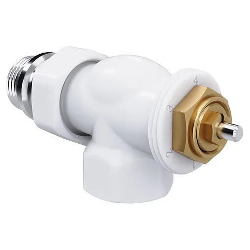 Комплект вентилей терморегулирующих осевых ½&quot; в/н Royal Thermo Design белый RATVDO11212WH