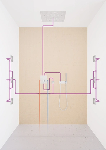 Лейка верхнего душа Grohe Rainshower F-Series 20 хром 27286000