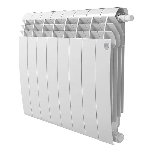 Радиатор биметаллический 8 секций нижнее правое подключение Royal Thermo Biliner 500 VR80 Bianco Traffico RTBBTVR8050008 Радиатор биметаллический 8 секций нижнее правое подключение Royal Thermo Biliner 500 VR80 Bianco Traffico RTBBTVR8050008