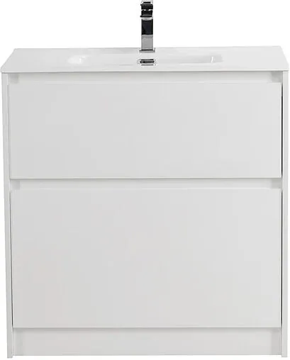 Тумба-умывальник напольная BelBagno KRAFT 70 Bianco Opaco KRAFT39-700/390-2C-PIA-BO+BB700/390ETL