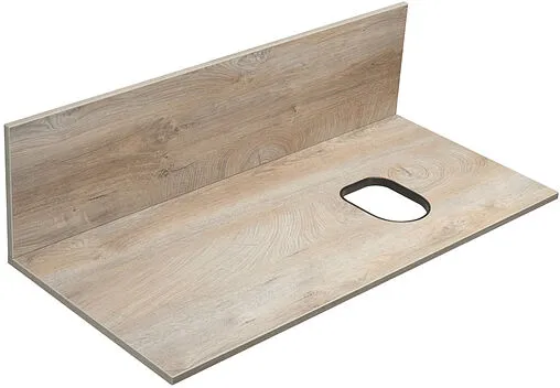 Тумба-умывальник подвесная Aquaton Мишель 100 дуб эндгрейн 1A2441K4MIDU0