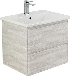 Тумба-умывальник подвесная BelBagno ALBANO-CER 50 Rovere Vintage Bianco ALBANO-CER-500-2C-SO-RVB+12050-KL, 3