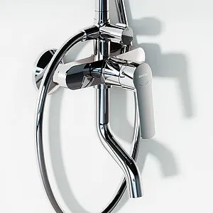 Душевая система со смесителем для ванны Damixa Jupiter хром 977740000 Душевая система со смесителем для ванны Damixa Jupiter хром 977740000, 5