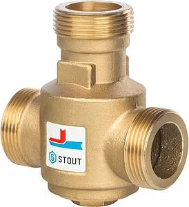 Трехходовой термостатический антиконденсационный клапан 1¼&quot; Kvs 9.0 Stout SVM-0030-325508, 1