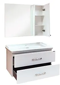 Тумба-умывальник подвесная Comforty Неаполь 100 белый 00004139025CF Тумба-умывальник подвесная Comforty Неаполь 100 белый 00004139025CF, 4