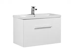 Тумба под умывальник подвесная Aquanet Порто 80 белый 00195731, 1