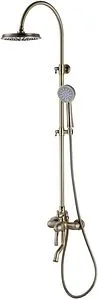 Душевая система со смесителем для ванны IDDIS Oldie бронза OLDBR3Fi06, 1