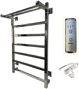 Полотенцесушитель электрический лесенка Тругор Пэк 20 кв П 80х40 полированная сталь Полотенцесушитель электрический лесенка Тругор Пэк 20 кв П 80х40 полированная сталь, 3