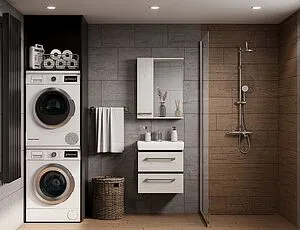 Шкаф-зеркало Aquaton Ронда PRO 60 L дуб соммерсет 1A205102RSC2L, 4