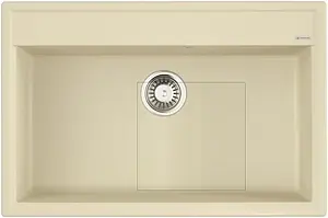 Мойка кухонная Omoikiri Daisen 77-BE ваниль 4993624 Мойка кухонная Omoikiri Daisen 77-BE ваниль 4993624, 1