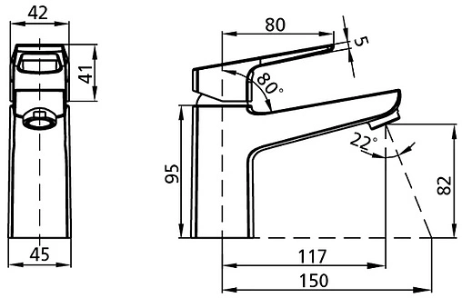 Смеситель для раковины Milardo Atlantic хром ATLSB00M01 Смеситель для раковины Milardo Atlantic хром ATLSB00M01