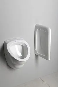 Писсуар с внешним подводом воды ISVEA Soluzione белый 10SZ92001DL, 4