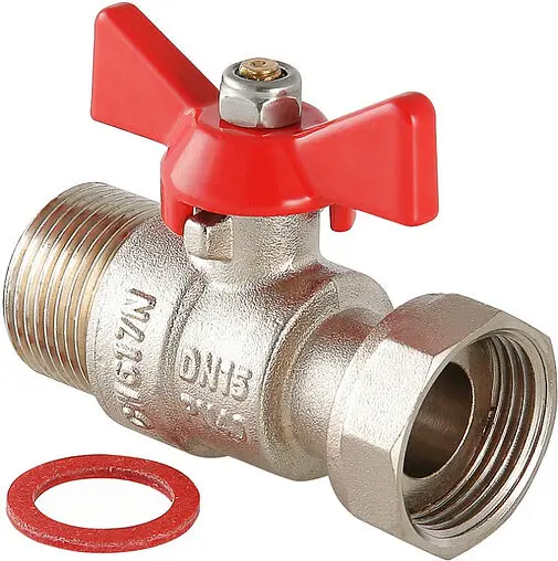 Кран шаровый с накидной гайкой ¾&quot;н x ¾&quot;нг Valtec VT.260.N.0505