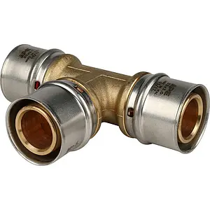 Тройник пресс соединительный 32мм x 32мм x 32мм Stout SFP-0006-323232, 1