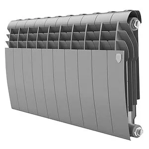 Радиатор биметаллический 10 секций Royal Thermo Biliner B 350 Silver Satin RTBS335010 Радиатор биметаллический 10 секций Royal Thermo Biliner B 350 Silver Satin RTBS335010, 1