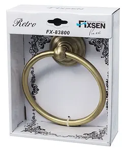 Полотенцедержатель Fixsen Retro бронза FX-83811 Полотенцедержатель Fixsen Retro бронза FX-83811, 2