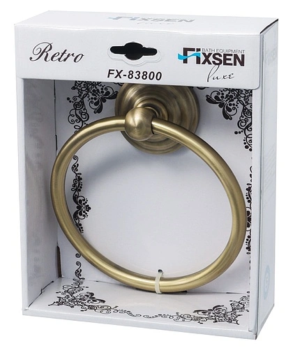 Полотенцедержатель Fixsen Retro бронза FX-83811
