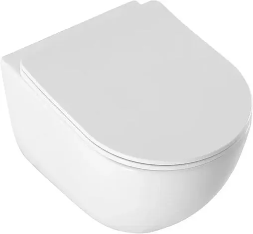 Унитаз подвесной безободковый Aquanet EcoVortex Tornado белый 00348039