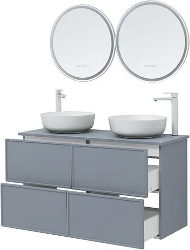 Тумба-умывальник Aquanet Арт 60 мисти грин 00313274+00306390