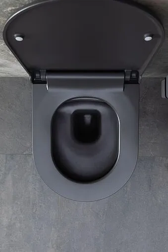 Унитаз подвесной безободковый Allen Brau Priority антрацит 4.31002.AN