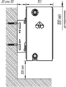 Радиатор стальной панельный Лидея Компакт ЛК 33 тип 33 300 x 1500 мм ЛК 33-315 Радиатор стальной панельный Лидея Компакт ЛК 33 тип 33 300 x 1500 мм ЛК 33-315, 3