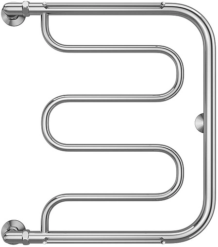 Полотенцесушитель водяной Terminus Фокстрот 1&quot; БШ 600х500 полированная сталь 4620768881084