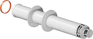 Коаксиальная труба Ø 60/100мм L=1145мм с наконечником Krats Антилёд TL-1M/ST, 1