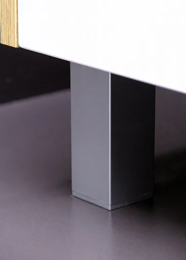 Тумба-умывальник напольная Домино Karlo 80 белый/дуб вотан DK5304T+4627173210188