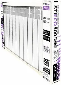 Радиатор биметаллический 12 секций STI ECO RUS BM 500/100, 5