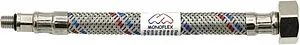 Гибкая подводка для смесителя Monoflex Standart SS 12мм 0.6м x ½&quot;в x М10x1 L35мм Н01346, 4