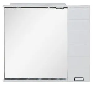 Шкаф-зеркало Aquanet Сити 100 белый 170566, 4