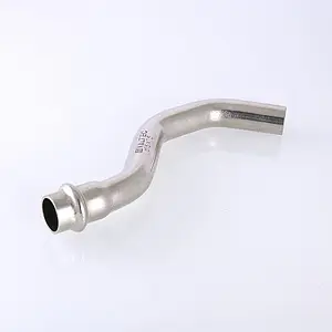 Колено обводное пресс однораструбное 22мм Valtec VT.INOX-PRESS VTi.970.I.002222, 5