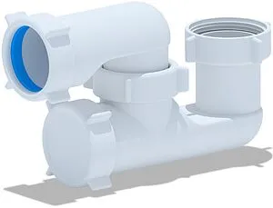 Сифон для душевого поддона без выпуска Ани Пласт E200, 1